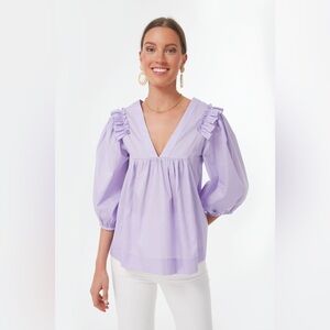 NWT HARSHMAN Lilac Cheryl Blouse​